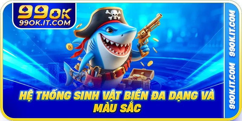 Hệ thống sinh vật biển đa dạng và màu sắc